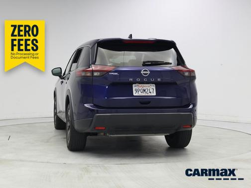 Blue 2025 Nissan Rogue SV