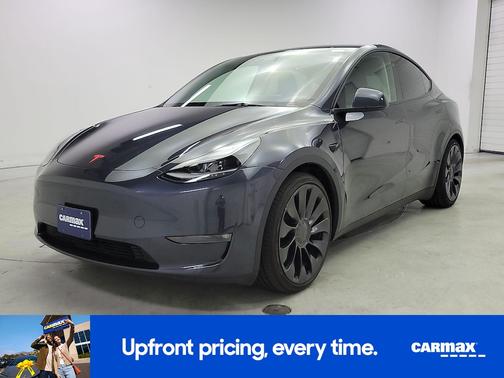 Gray 2024 Tesla Model Y Performance