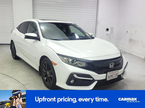 White 2020 Honda Civic EX-L
