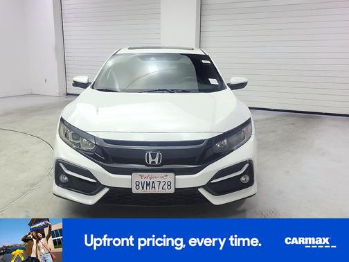 White 2020 Honda Civic EX-L