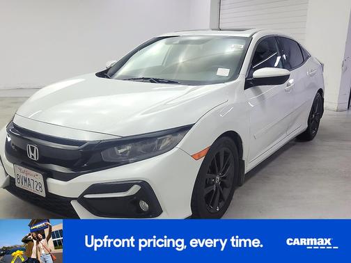 White 2020 Honda Civic EX-L