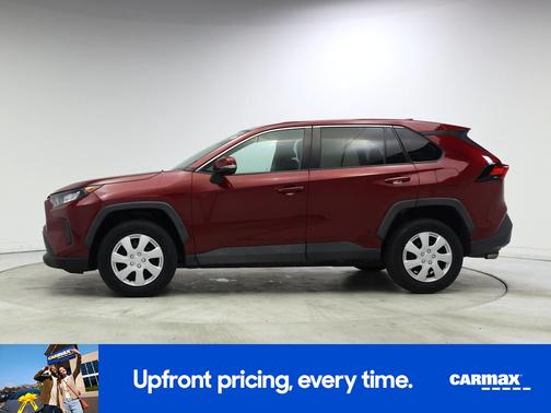 Red 2022 Toyota RAV4 LE