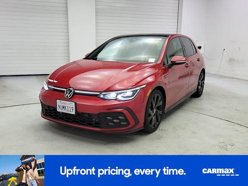 Red 2022 Volkswagen Golf GTI SE
