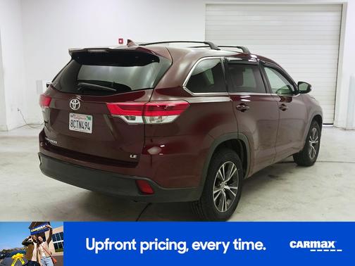 Burgundy 2018 Toyota Highlander LE Plus