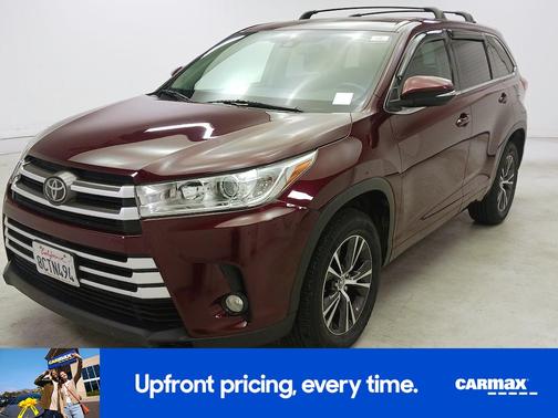 Burgundy 2018 Toyota Highlander LE Plus