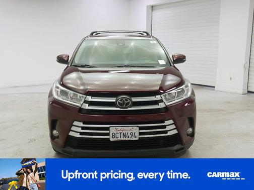 Burgundy 2018 Toyota Highlander LE Plus