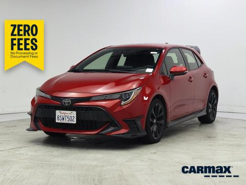 Red 2021 Toyota Corolla Hatchback SE