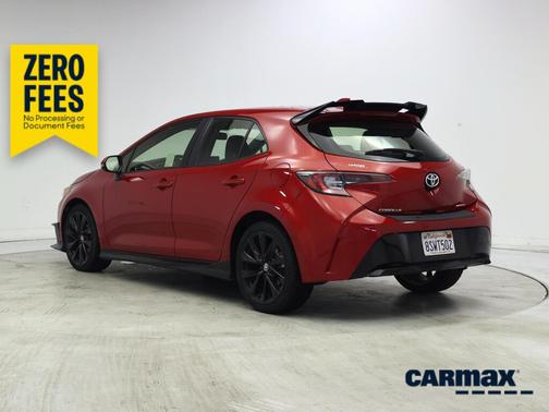 Red 2021 Toyota Corolla Hatchback SE