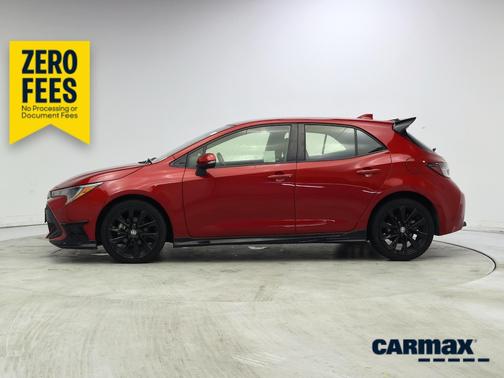 Red 2021 Toyota Corolla Hatchback SE