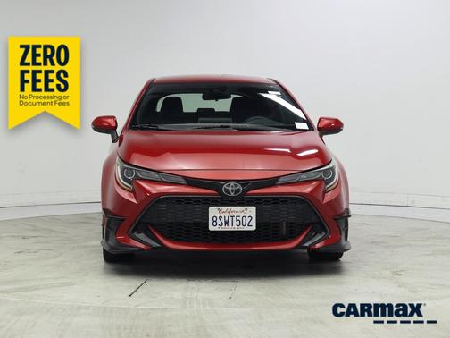 Red 2021 Toyota Corolla Hatchback SE