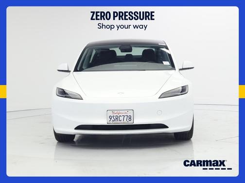 Black 2025 Tesla Model 3 Long Range