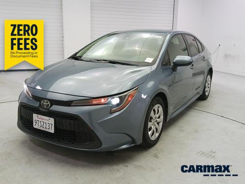Blue 2020 Toyota Corolla LE