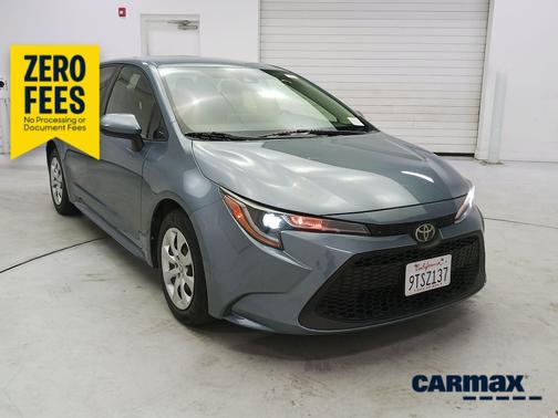 Blue 2020 Toyota Corolla LE