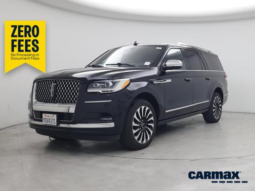 Black 2022 Lincoln Navigator L Black Label