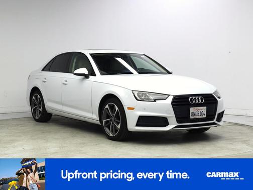 White 2019 Audi A4 Titanium Premium