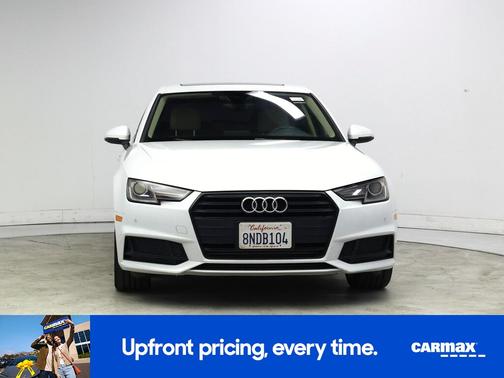 White 2019 Audi A4 Titanium Premium