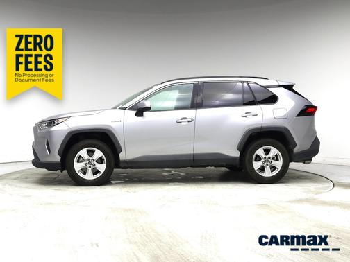 Gray 2021 Toyota RAV4 Hybrid XLE