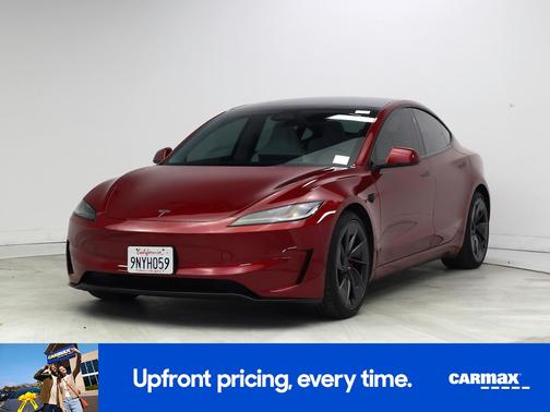 Red 2024 Tesla Model 3 Performance