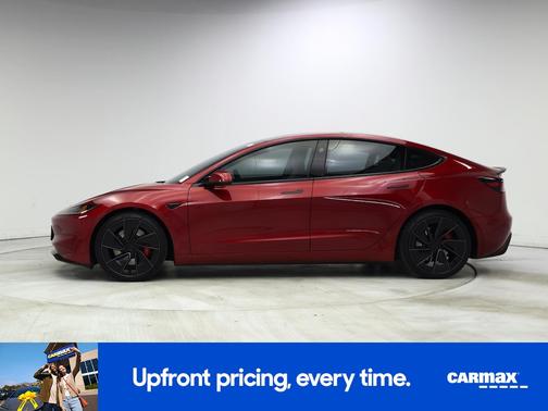 Red 2024 Tesla Model 3 Performance