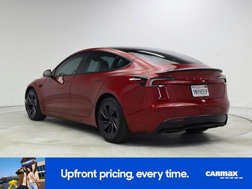 Red 2024 Tesla Model 3 Performance