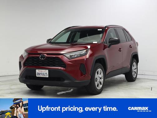 Red 2020 Toyota RAV4 LE