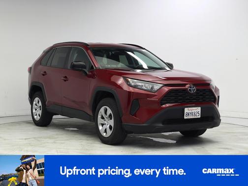 Red 2020 Toyota RAV4 LE