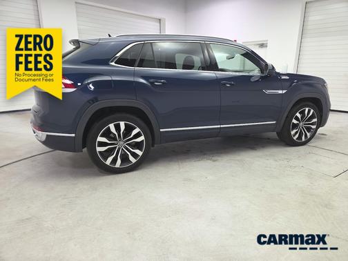 Blue 2021 Volkswagen Atlas Cross Sport SEL Premium R-Line