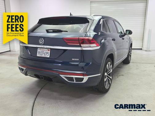 Blue 2021 Volkswagen Atlas Cross Sport SEL Premium R-Line