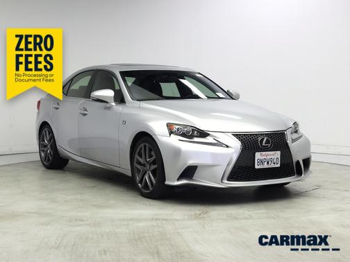 Silver 2016 Lexus IS 350