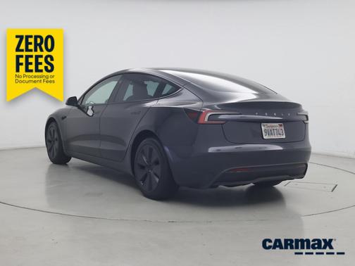 Gray 2025 Tesla Model 3 Long Range