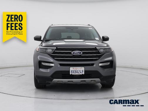 Gray 2021 Ford Explorer XLT