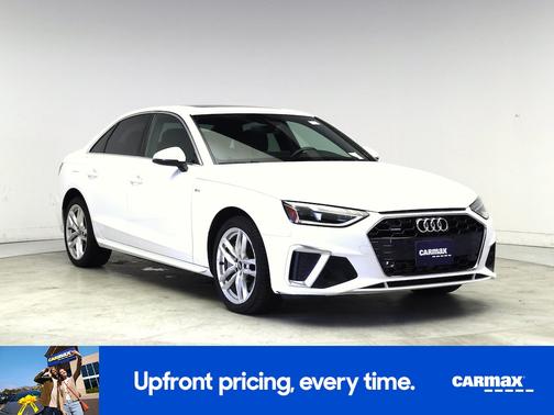 White 2020 Audi A4 Premium Plus
