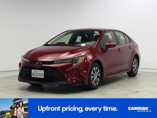 Red 2022 Toyota Corolla Hybrid LE