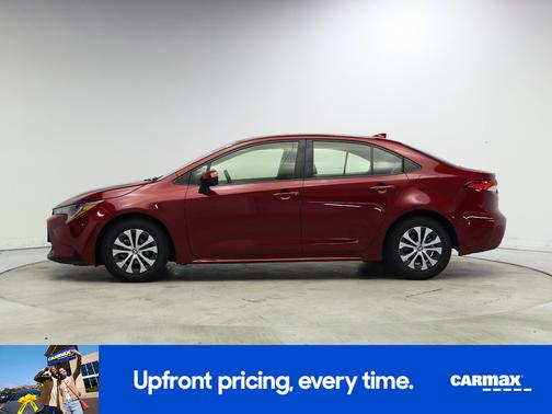 Red 2022 Toyota Corolla Hybrid LE