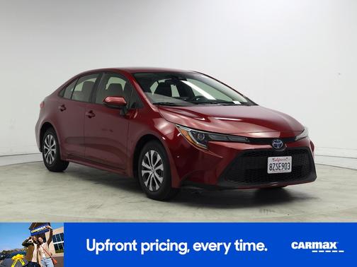 Red 2022 Toyota Corolla Hybrid LE