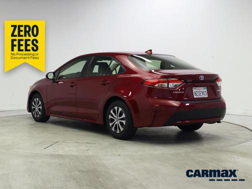 Red 2022 Toyota Corolla Hybrid LE