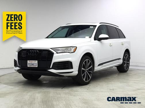 White 2023 Audi Q7 Premium Plus