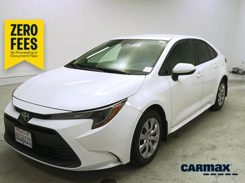 White 2023 Toyota Corolla LE