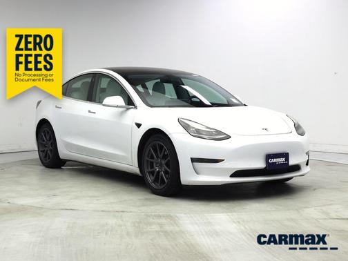 White 2020 Tesla Model 3 Long Range