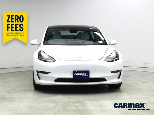 White 2020 Tesla Model 3 Long Range