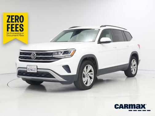 White 2021 Volkswagen Atlas SE w/Tech
