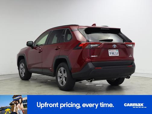 Red 2023 Toyota RAV4 Hybrid LE