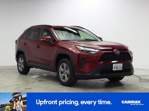 Red 2023 Toyota RAV4 Hybrid LE