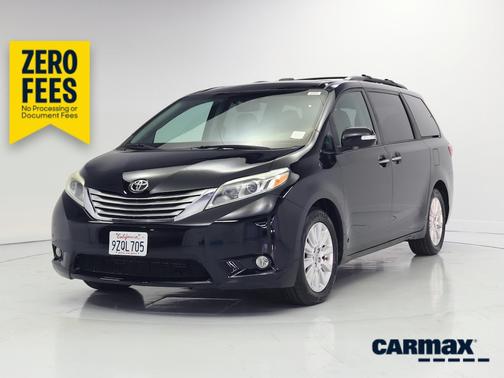 Black 2017 Toyota Sienna Limited Premium