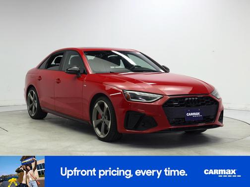 Red 2022 Audi A4 S-Line Premium Plus