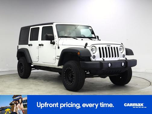 White 2015 Jeep Wrangler Unlimited Sport
