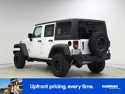 White 2015 Jeep Wrangler Unlimited Sport