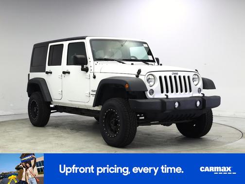 White 2015 Jeep Wrangler Unlimited Sport