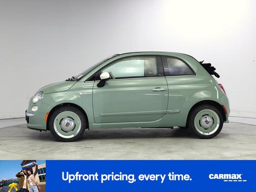 Green 2015 FIAT 500 1957 Edition