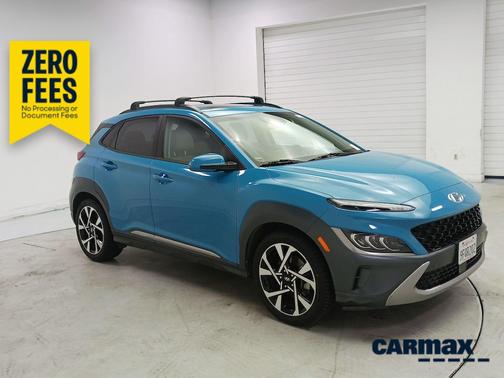 Blue 2023 Hyundai KONA Limited
